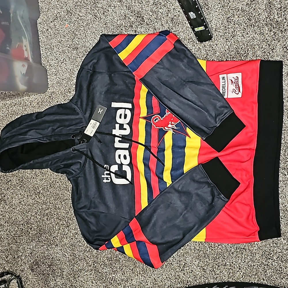 New Hudson " The Cartel" Escobar #49 Hoodie in men's size 2X